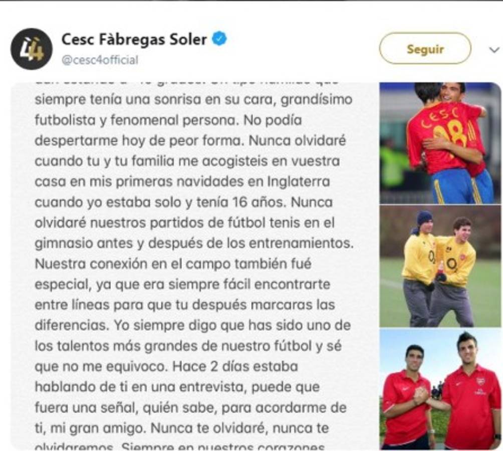 Conmovidos y destrozados: Mensajes de jugadores y clubes tras la muerte de la 'Perla' Reyes