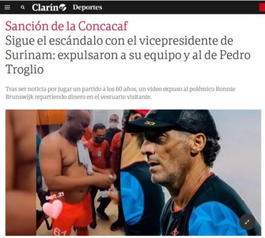 'Escándalo y billetazo': Lo que dicen los medios internacionales sobre el Olimpia y Pedro Troglio