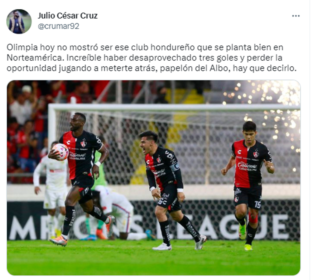 ¡No lo bajan de “fracaso” y “ridículo”! Prensa hondureña carga contra Olimpia tras la eliminación ante Atlas en Concacaf