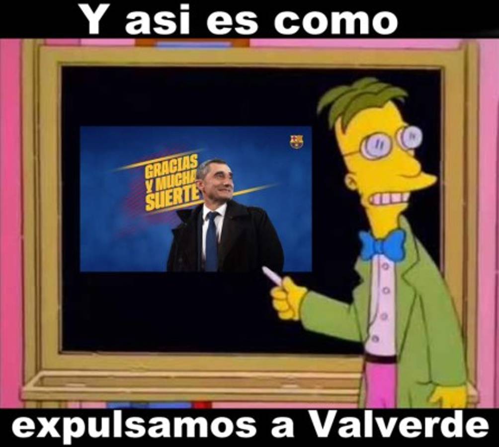 Barcelona anuncia cambio en el banquillo y los memes hacen pedazos a Ernesto Valverde