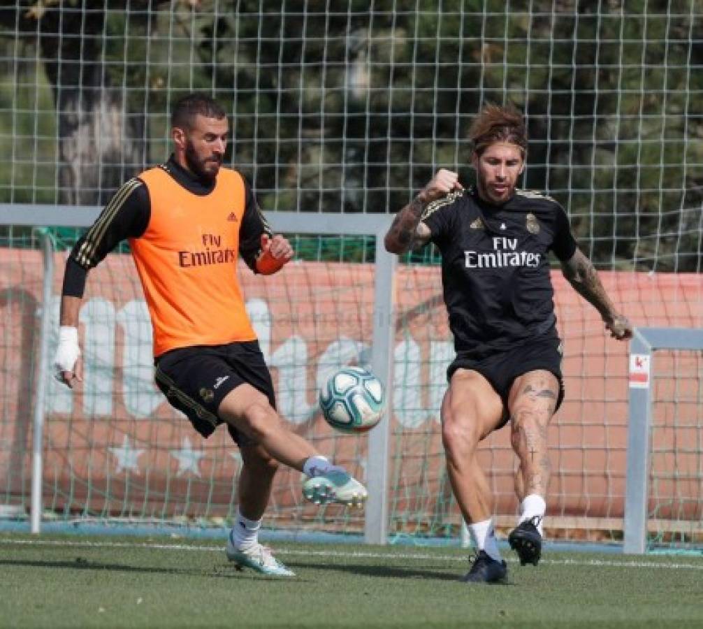 FOTOS: Nuevo integrante, una baja y la 'jugadita' de James en el entrenamiento del Real Madrid  