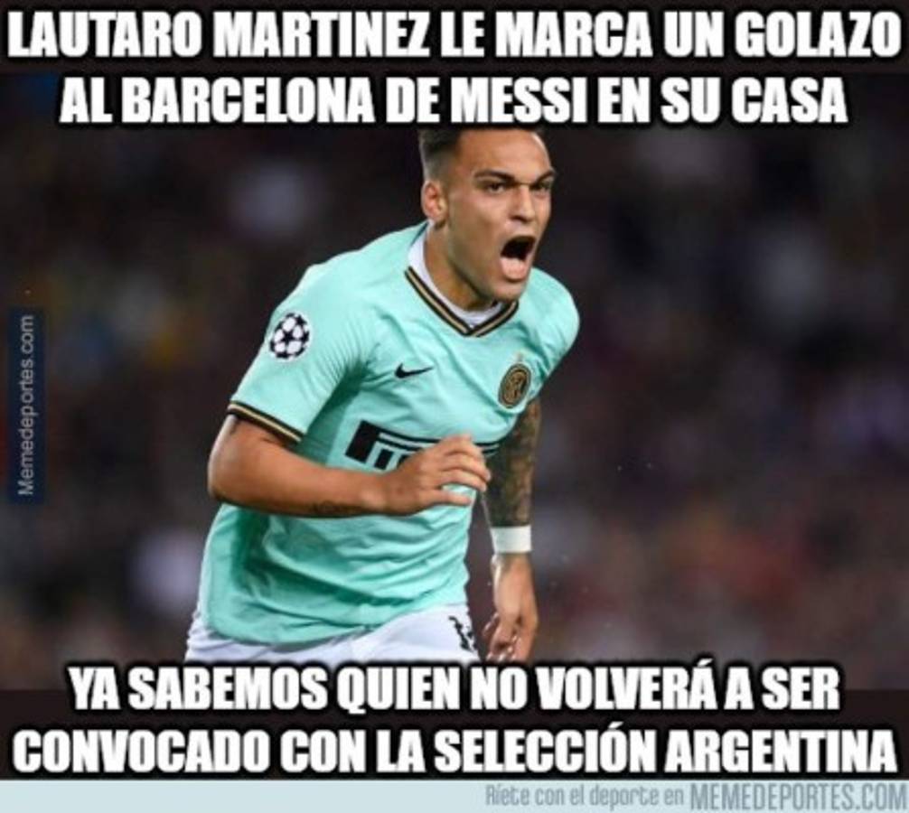 Messi, Barcelona y los memes del sufrido triunfo contra el Inter en la Champions