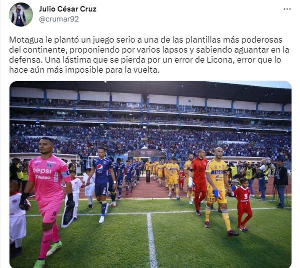 Lo que dicen los periodistas mexicanos y hondureños sobre el gane de Tigres ante Motagua: “Equipo muy limitado”