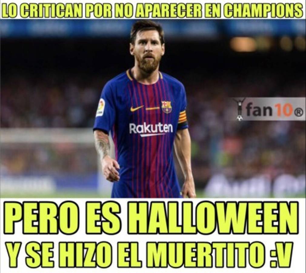 ¡Pobre Messi y Neymar! Los mejores memes que dejó la jornada de Champions League