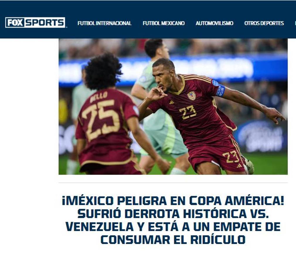 Destrozan a la Selección Mexicana de Fútbol: “Decepción nacional” y otros titulares de los medios aztecas