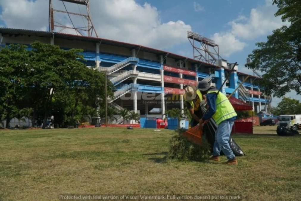 El estadio Olímpico lucirá sus mejores galas para juego ante EUA; reparan calles de acceso y se está señalizando