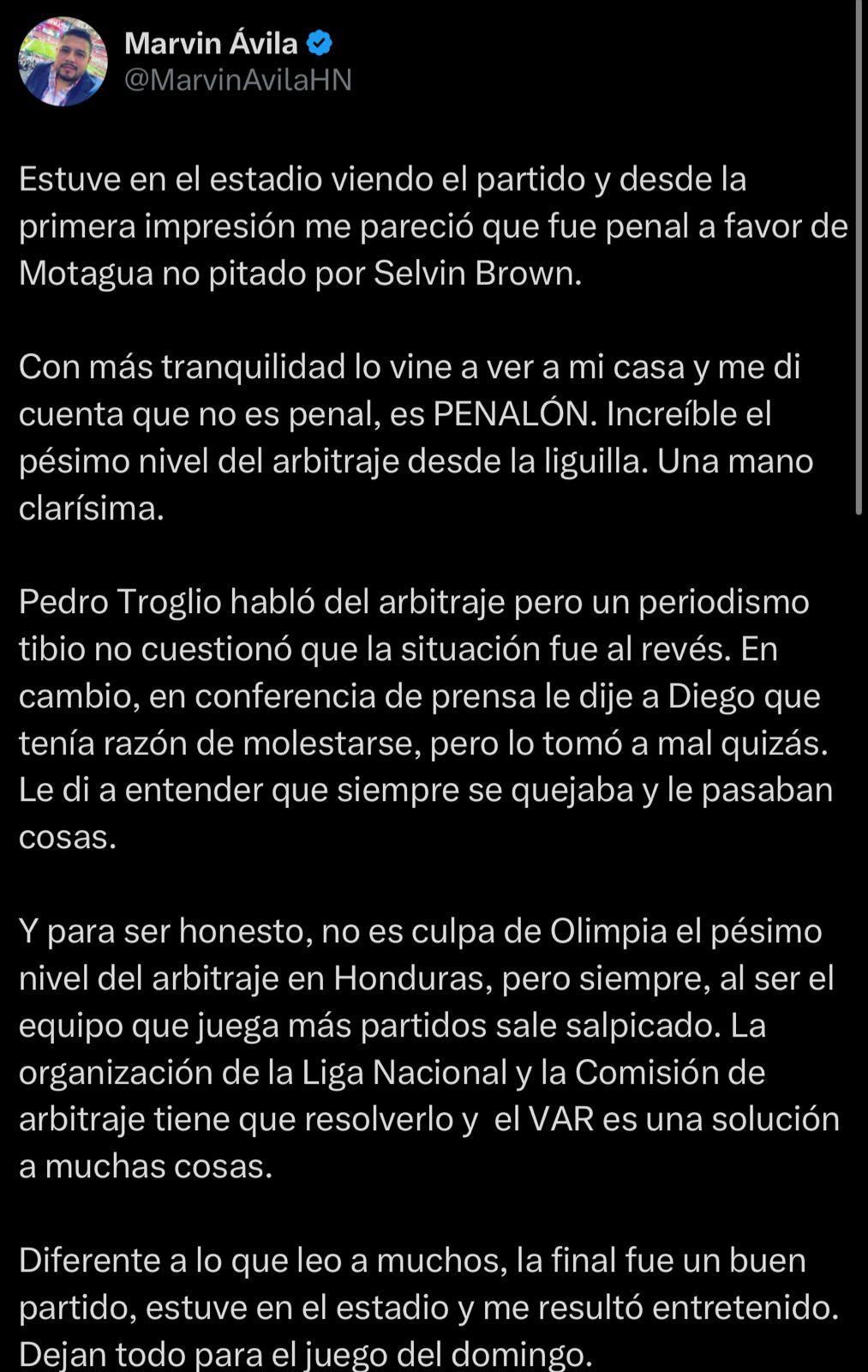 “Arbitraje lamentable”, “quiso ser protagonista”: la reacción de la prensa tras los errores de Selvin Brown en el Motagua-Olimpia