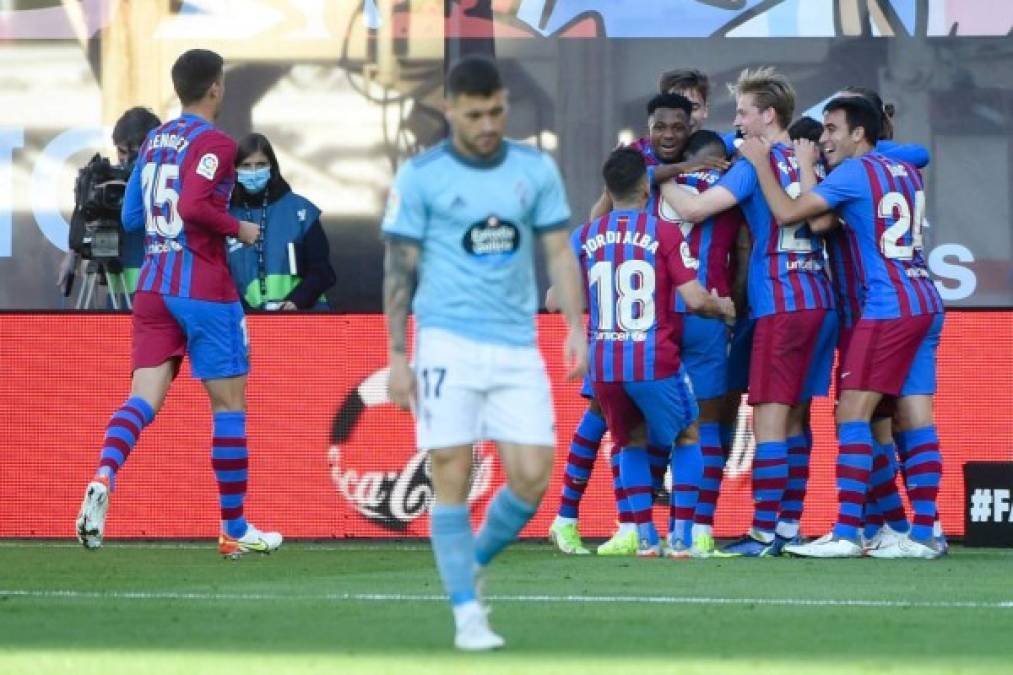 ¡Partidazo en Balaídos! Celta de Vigo viene desde abajo y empata al Barcelona 'in extremis'