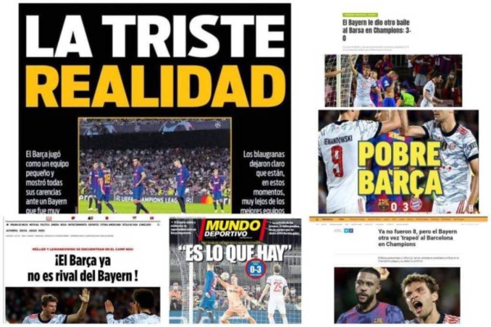 'Ya no es rival': Lo que dice la prensa mundial tras humillante derrota del Barcelona ante Bayern Múnich