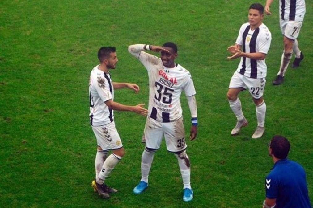 Bryan Róchez anota su cuarto gol en victoria de Nacional ante Penafiel en Portugal
