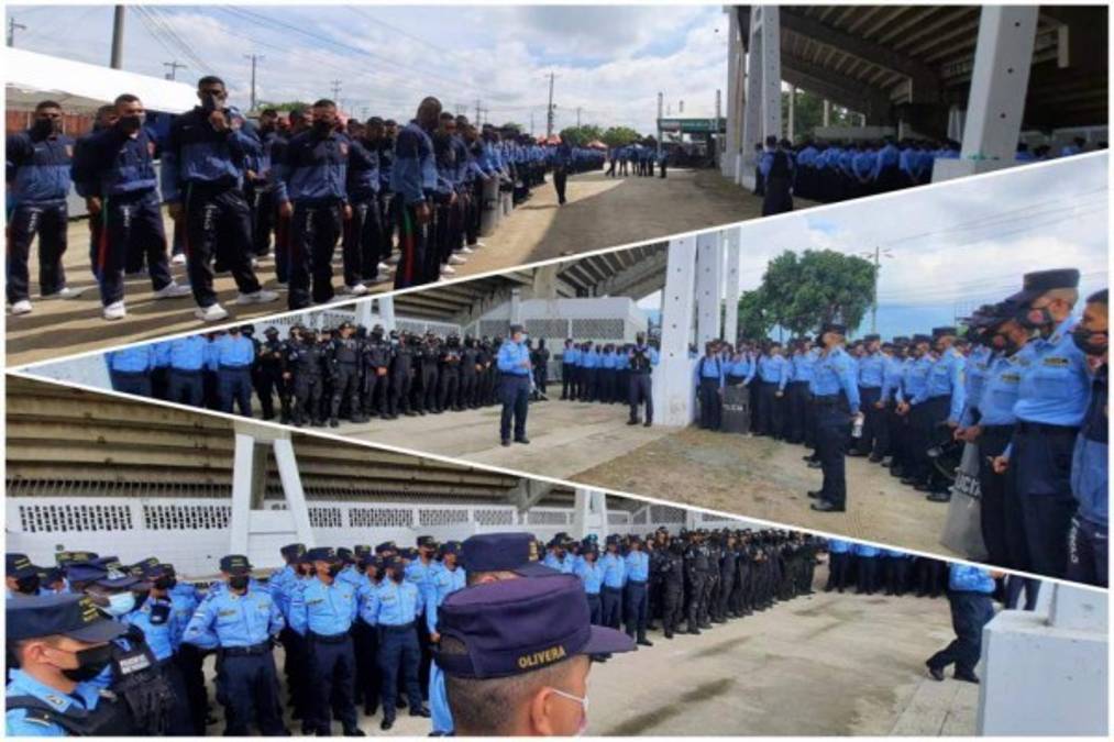 Policía Nacional anuncia cierre de calles y mil agentes para resguardar el Honduras vs Costa Rica