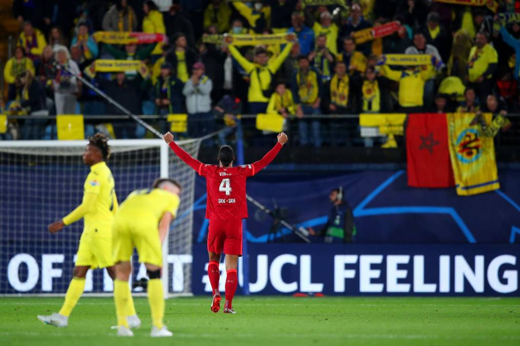 El festejo del Liverpool en el campo del Villarreal luego de avanzar a la final de la Champions y la emoción de Luis Díaz