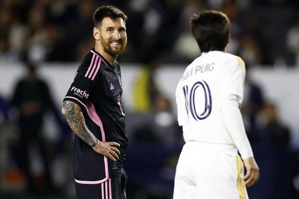 Inter Miami: Messi se encara con jugador del Galaxy, Suárez sale a defenderlo y la reacción de Kim Kardashian