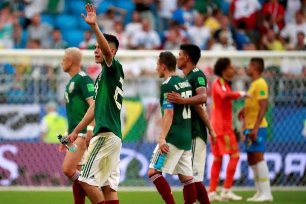 Las desgarradoras fotos de jugadores de México tras eliminación en Rusia 2018