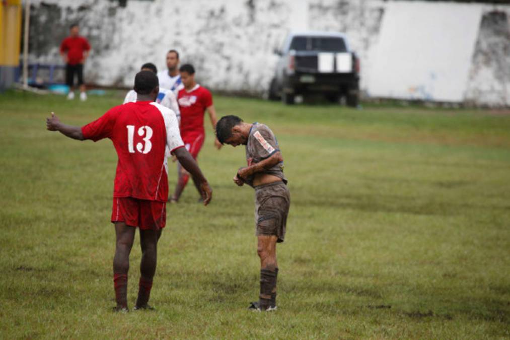 Una 'potra' de lodo se jugó en Choluteca