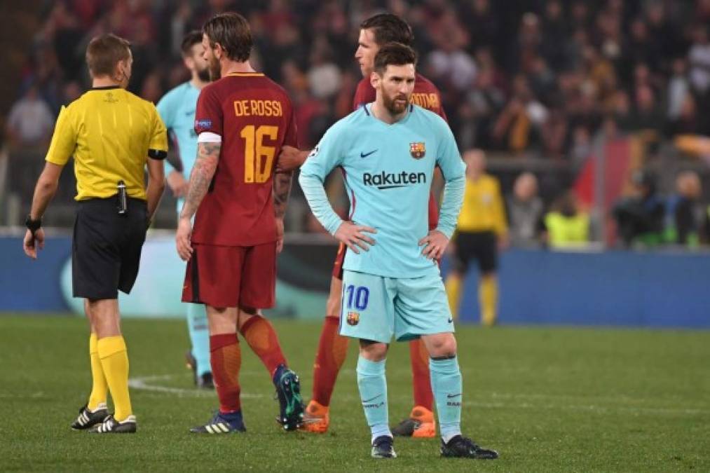 EN FOTOS: Amargura, dolor y drama, el rostro del Barcelona tras fracaso en Champions en Roma
