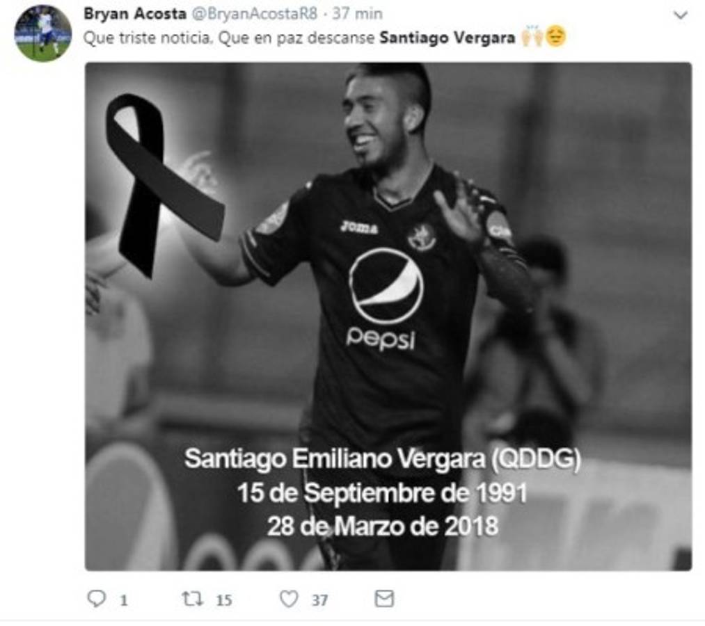 Así despiden jugadores, celebridades y medios de Santiago Vergara