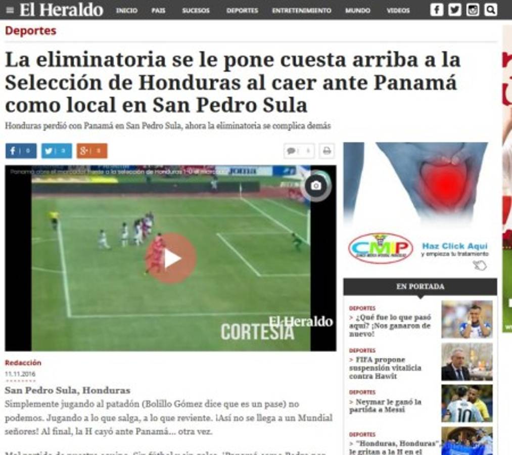 La prensa de Panamá no nos perdona: Silenciamos el Olímpico
