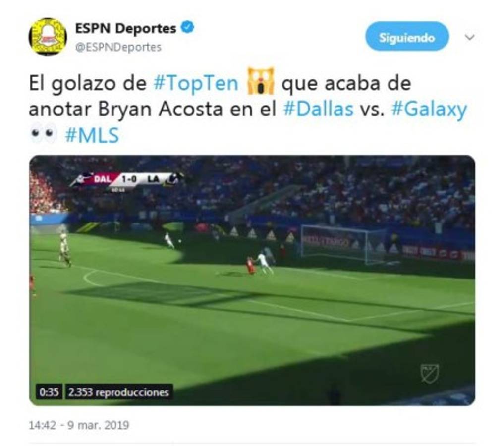Deslumbra: Así reacciona la prensa internacional tras golazo de Bryan Acosta