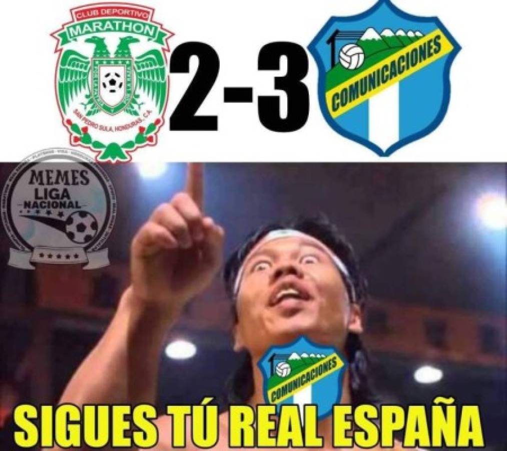 Los memes liquidan a Marathón tras quedar eliminado de la Liga Concacaf ante Comunicaciones