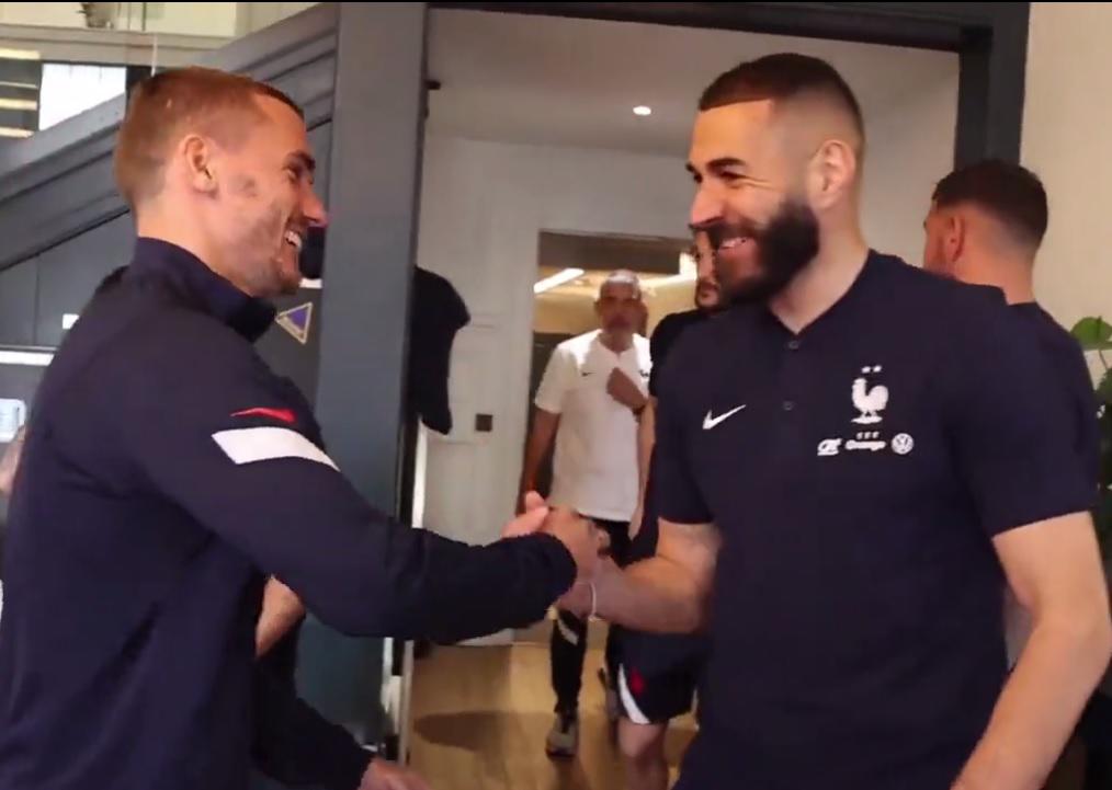 Benzema se unió a la selección de Francia y así fue el reencuentro con Mbappé tras el rechazo al Real Madrid