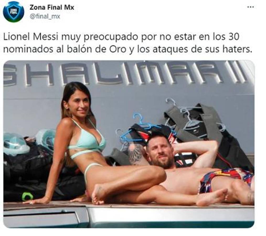 Para reír: Los jocosos memes que dejó la no nominación de Messi al Balón de Oro 2022; No perdonan a los franceses