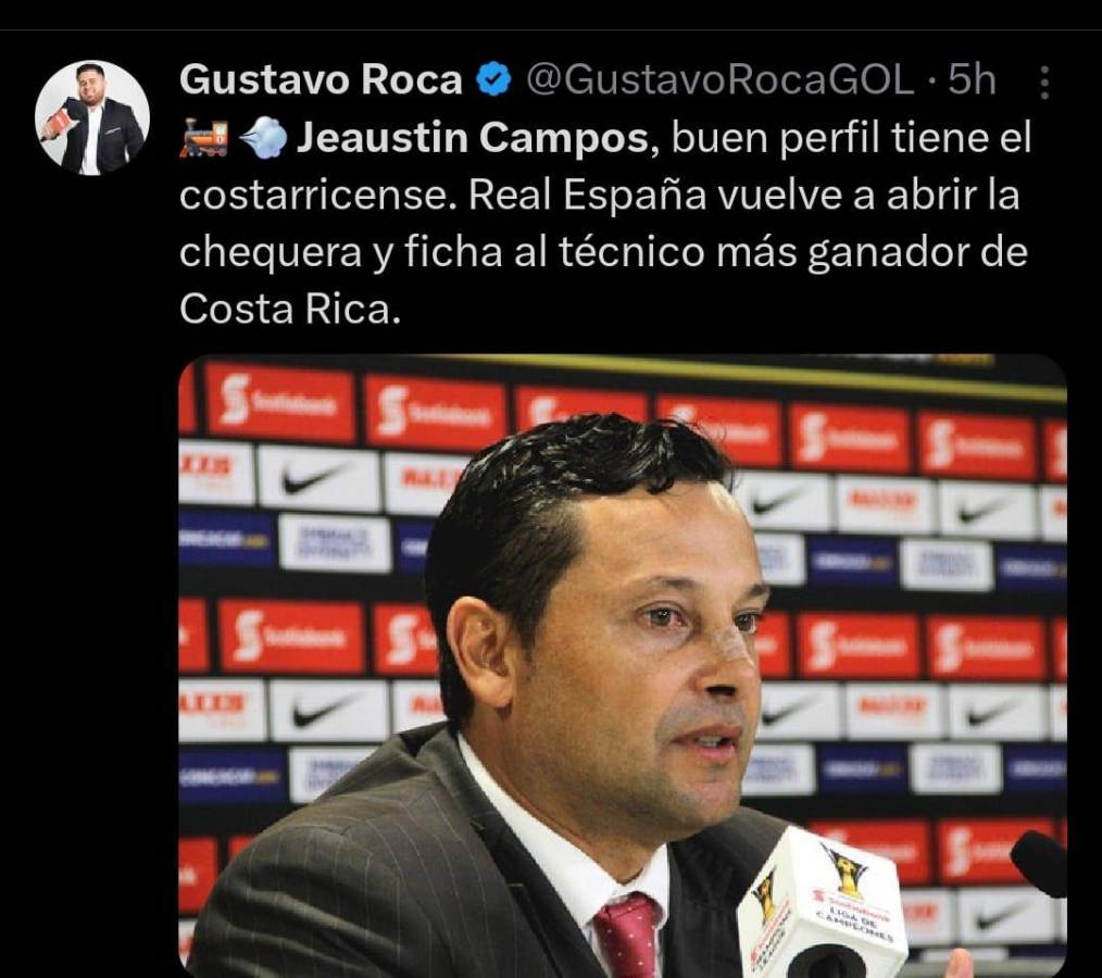 “Un multicampeón”, Prensa tica y hondureña destaca fichaje de Jeaustin Campos por el Real España de la Liga Nacional