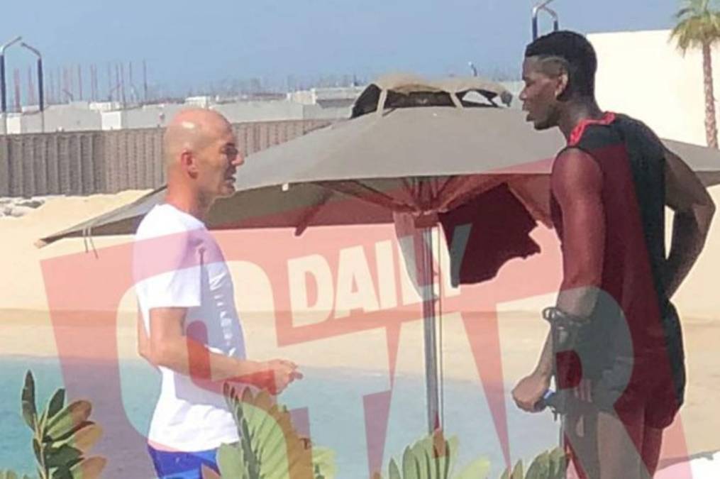 Real Madrid: Zinedine Zidane se reúne con Paul Pogba en Dubai
