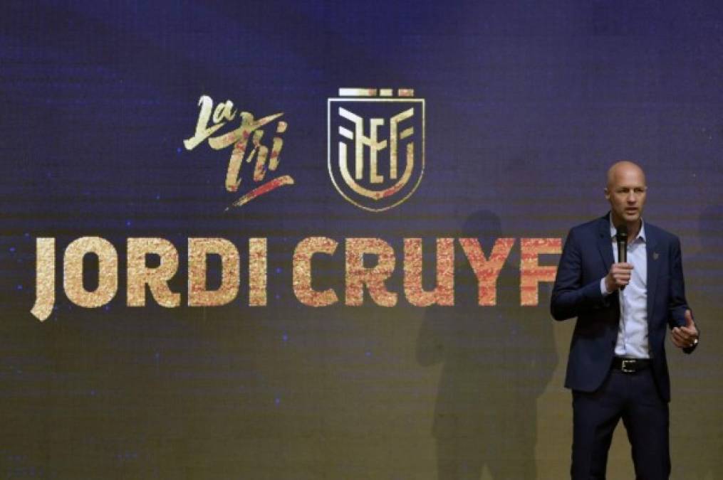 El técnico holandés Jordi Cruyff, hijo del mítico Johan, dirigirá a Ecuador