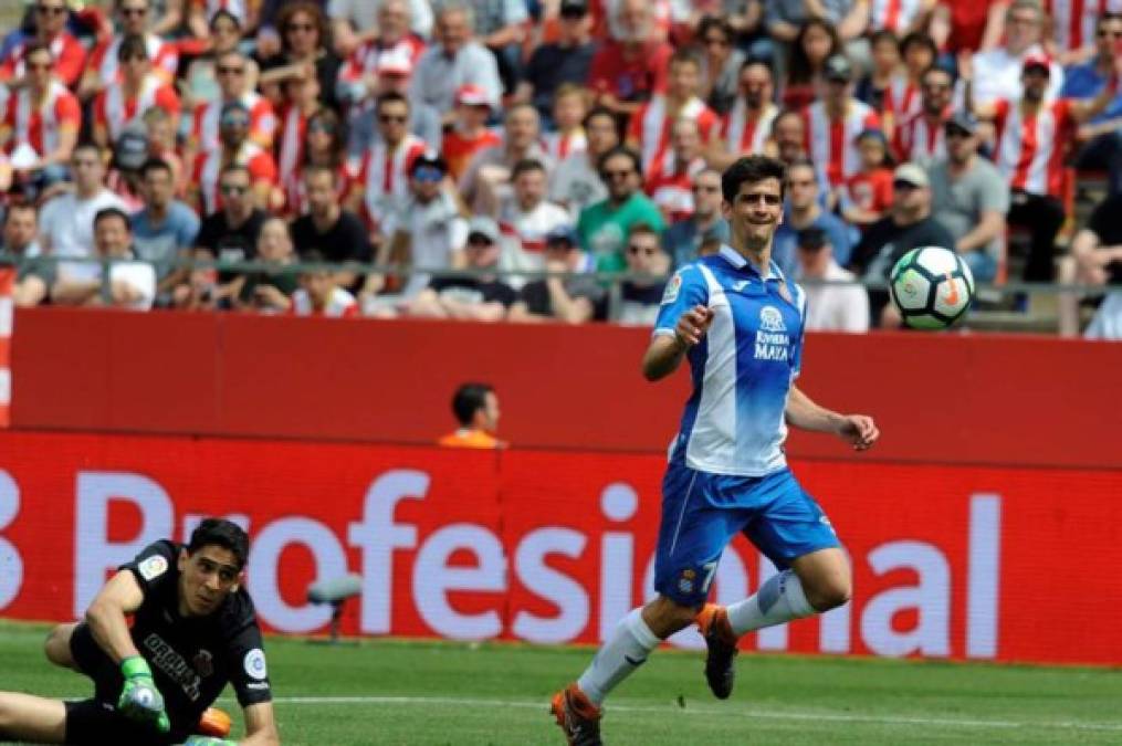 Sin 'Choco' Lozano, el Girona se estrella contra el Espanyol y complica su sueño de Europa League