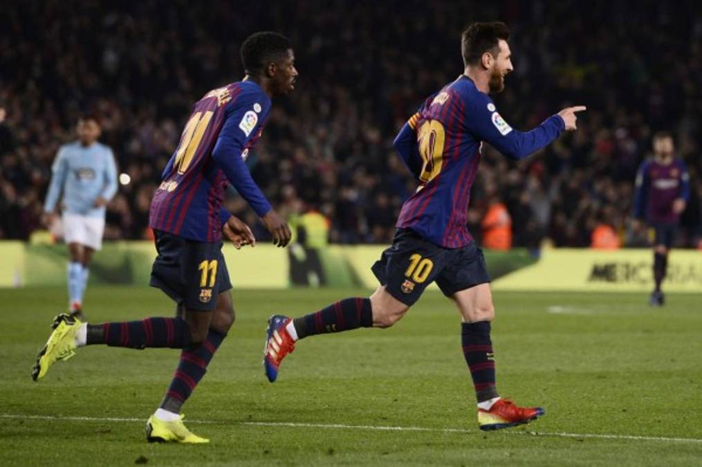 Barcelona derrota a Celta y acaba el año como único líder de la Liga