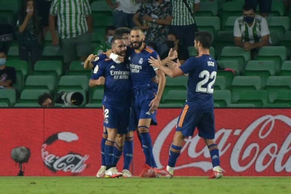 ¡Real Madrid saca vital triunfo ante Betis por la mínima y es líder provisional de la liga española!