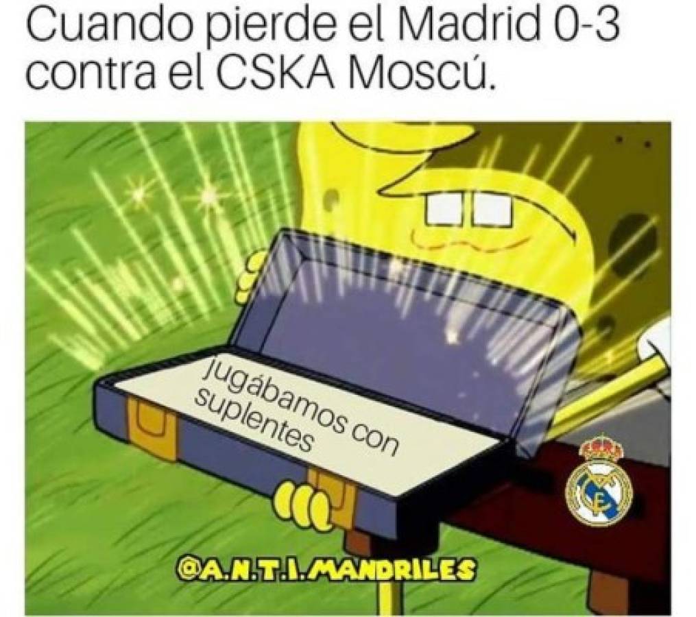 MEMES: Destruyen al Real Madrid tras ser goleados por el CSKA en la Champions