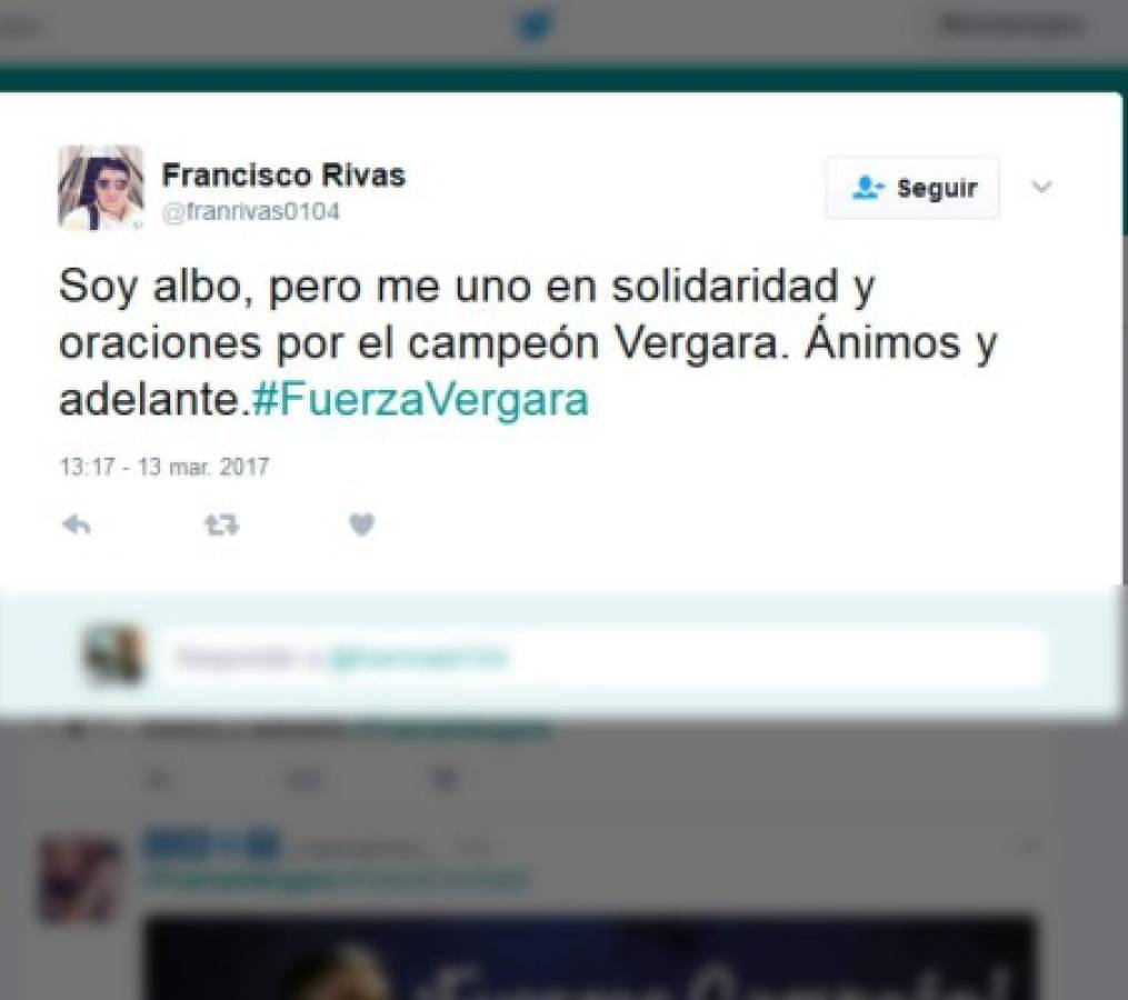 Compañeros, afición y periodistas muestran su apoyo a Santiago Vergara