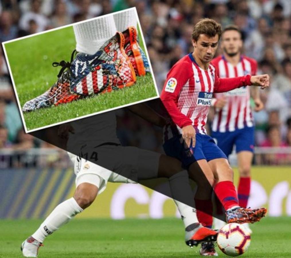 NO VISTE EN TV: Los botines de Griezmann y jugador del Madrid recibe atención tras juego