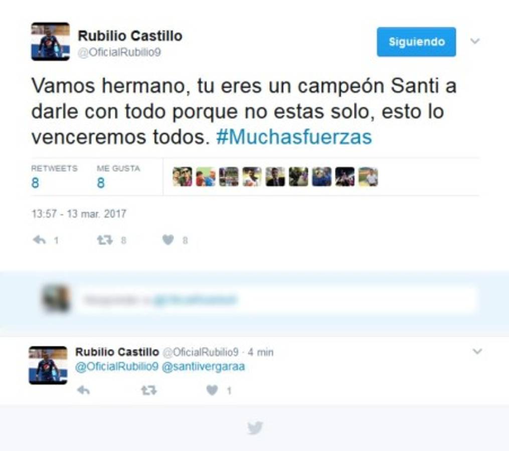 Compañeros, afición y periodistas muestran su apoyo a Santiago Vergara