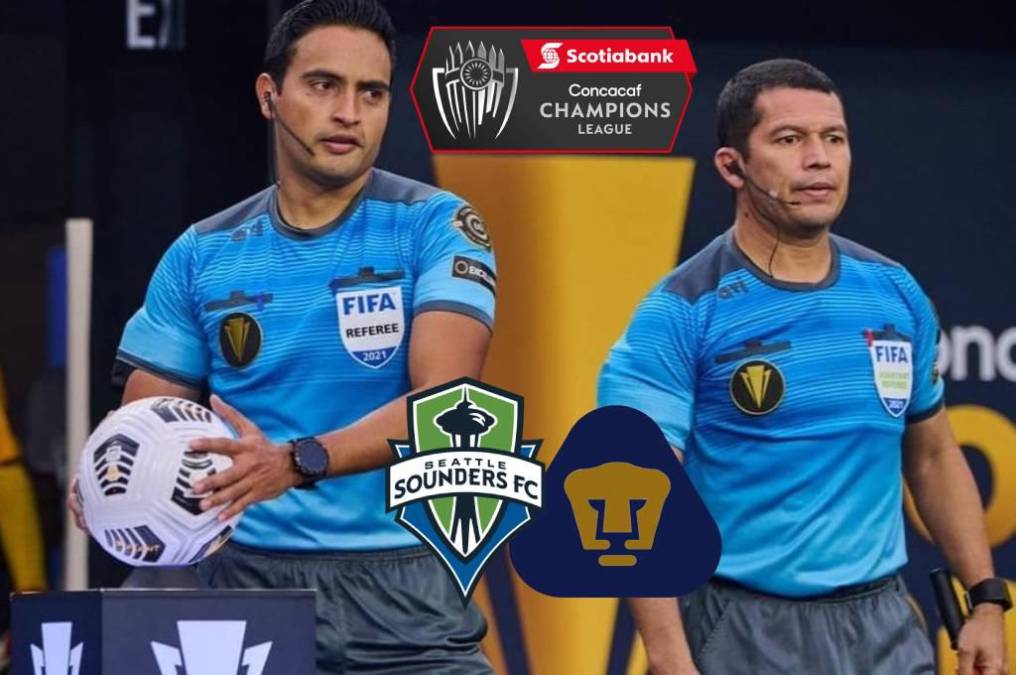 Árbitro hondureño Said Martínez dirigirá la Gran Final de la Champions de Concacaf entre Seattle y Pumas