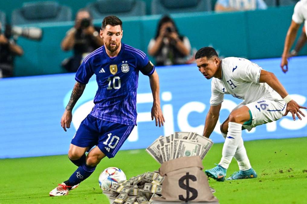 Fenafuth recaudó buena plata: ¿Cuánto le pagó Argentina a Honduras por el amistoso en Miami?