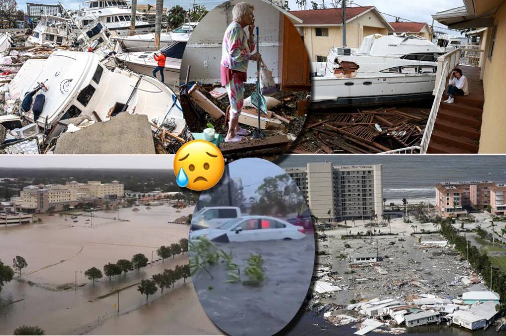 Desastre y dolor en Florida: ciudades quedan devastadas tras el paso del poderoso huracán Ian