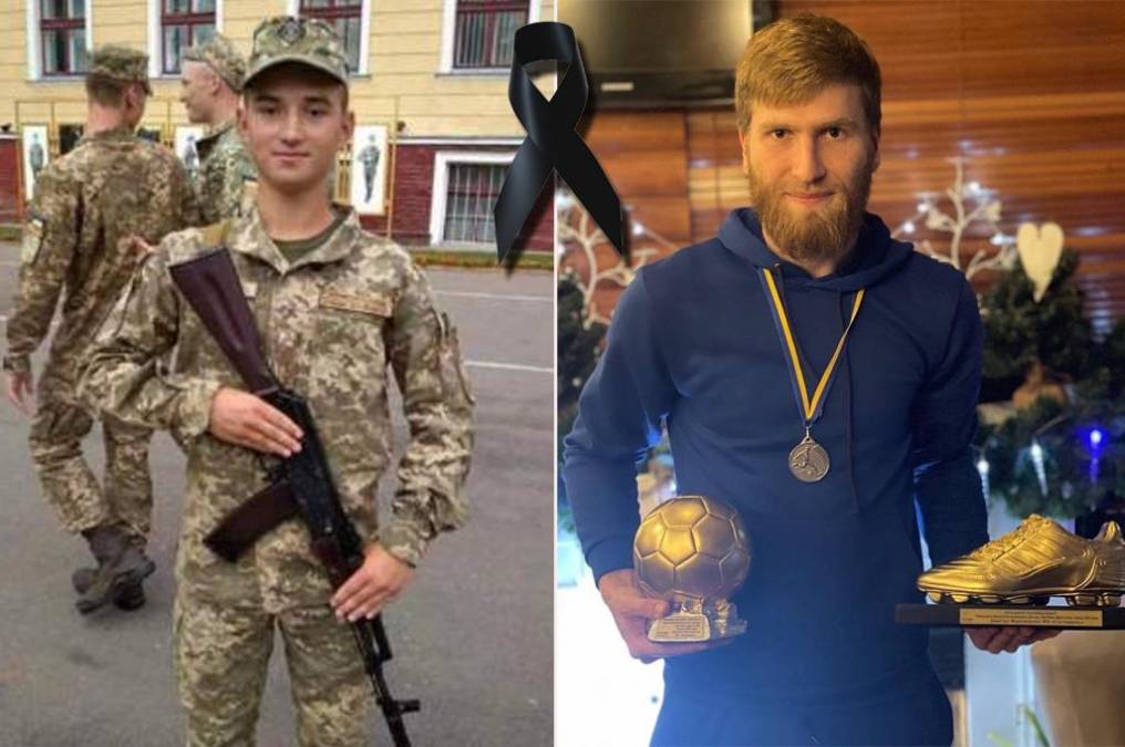 Futbolistas ucranianos pierden la vida en combate contra la invasión rusa que provocó Putin