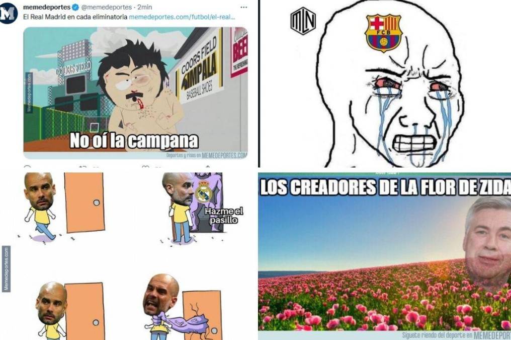 Los crueles memes de la remontada del Real Madrid ante el Manchester City en la Champions League