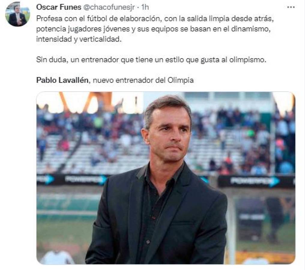 ¿Podrá conseguir el Penta? Así reaccionó la prensa de Honduras e internacional sobre la llegada de Pablo Lavallén a Olimpia