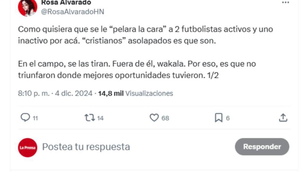 Periodista denuncia a tres futbolistas hondureños: “Han intimidado y provocado; de todo hay evidencias”