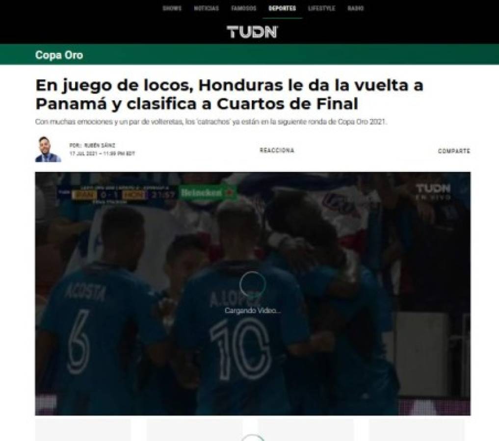 'Juego de locos' y polémica por gol anulado: Lo que dice la prensa tras el triunfo de Honduras ante Panamá