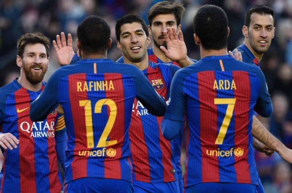 Barcelona masacra con goleada a Las Palmas en el Camp Nou
