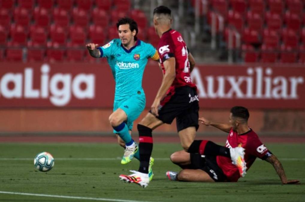 Con golazo de Messi al final, Barcelona goleó al Mallorca en su regreso a la liga española