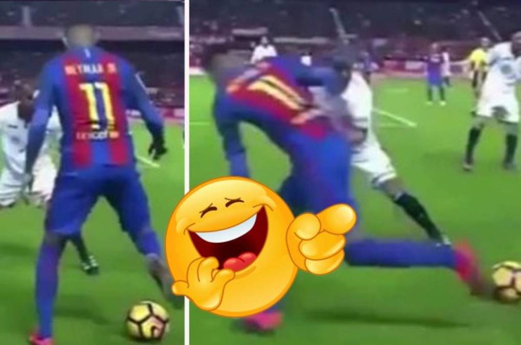 VIDEO: El increíble y ridículo regate con el que Neymar es burla en el mundo