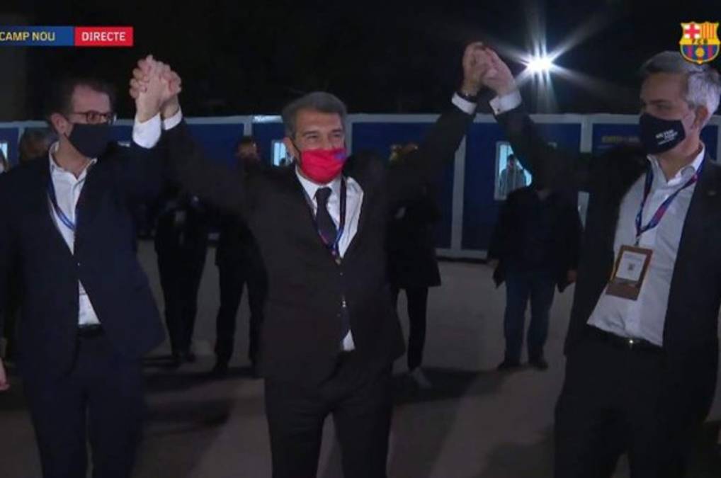 Así se vivió el regreso de Laporta a la presidencia del Barcelona; los mensajes de Puyol y Eto'o