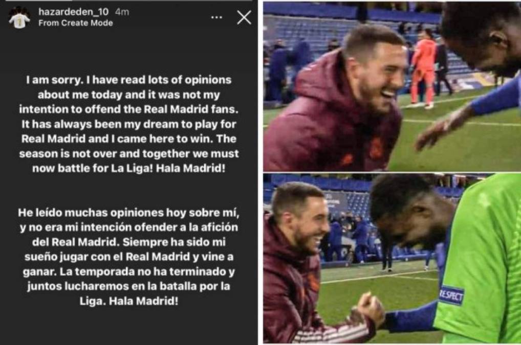Hazard rompe el silencio y pide perdón al Real Madrid luego de su polémica contra Chelsea: 'No tuve intención, mi sueño es jugar aquí'