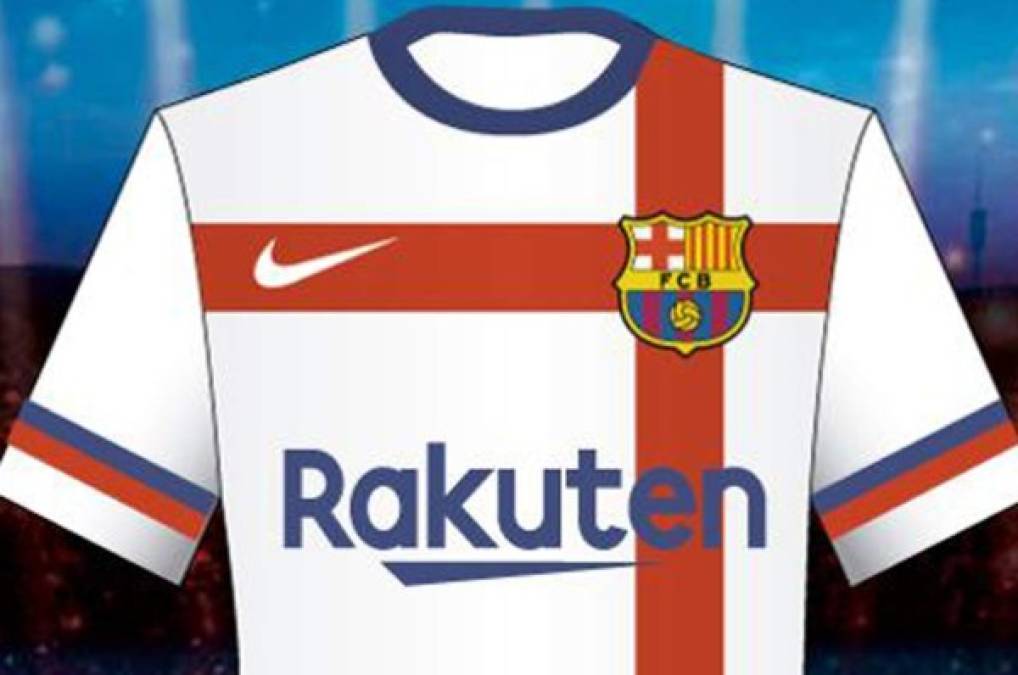 Sorpresa: La camiseta blanca que el Barcelona prohibió a Nike